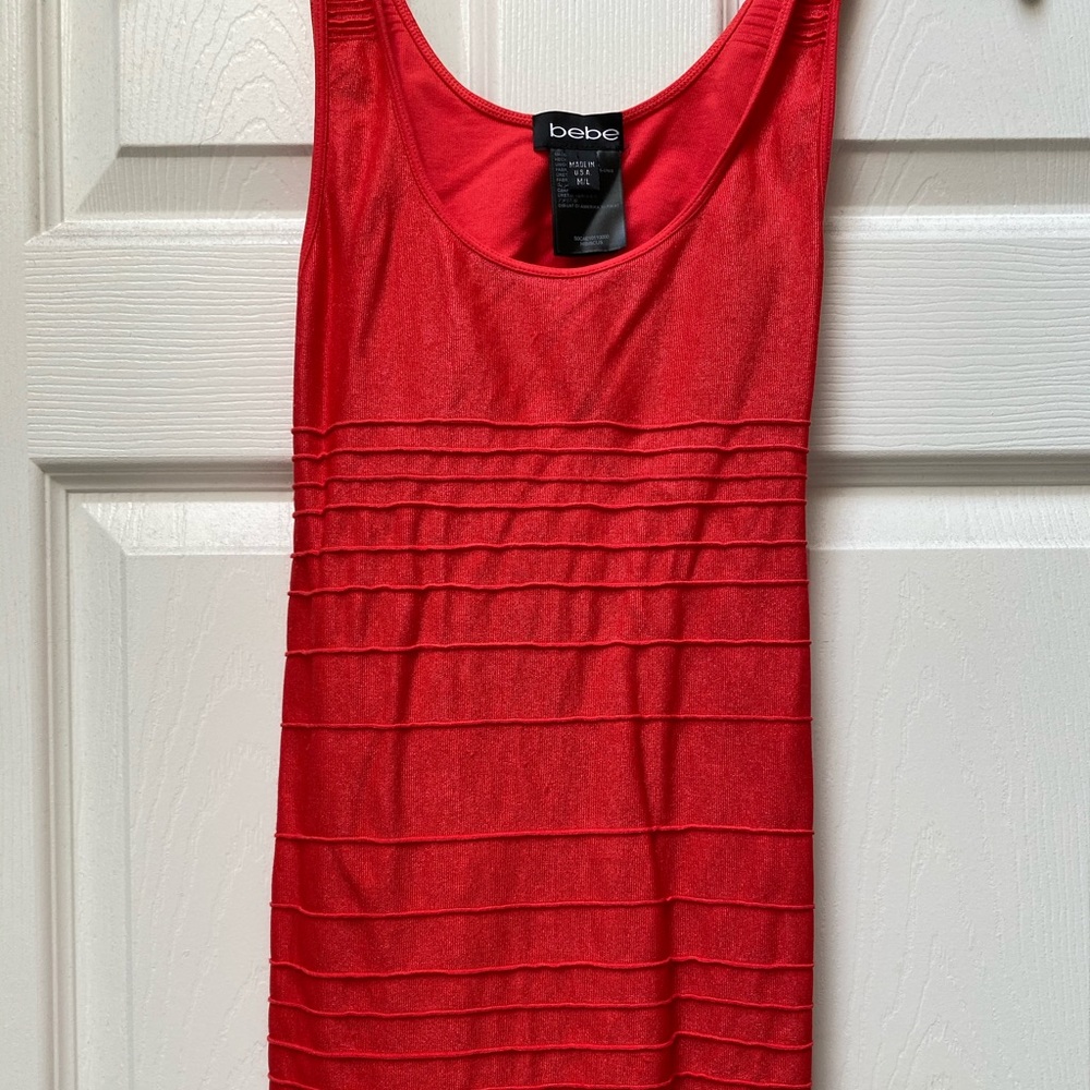 Bebe Orange dress